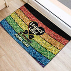 Free To Be Sydney Mardi Gras Rubber Doormat Legacy Of Love