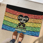 Free To Be Sydney Mardi Gras Rubber Doormat Legacy Of Love