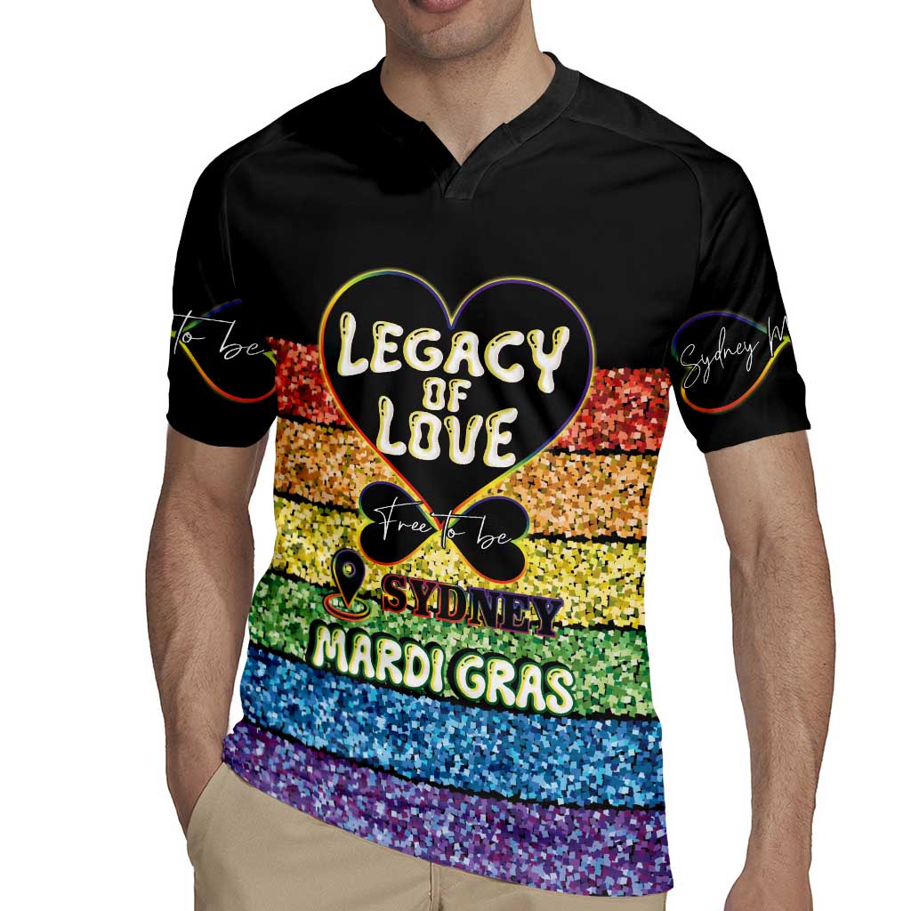 Free To Be Sydney Mardi Gras Rugby Jersey Legacy Of Love
