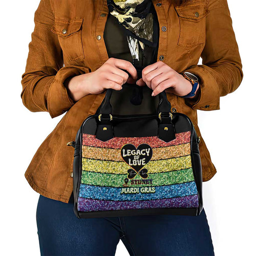 Free To Be Sydney Mardi Gras Shoulder Handbag Legacy Of Love