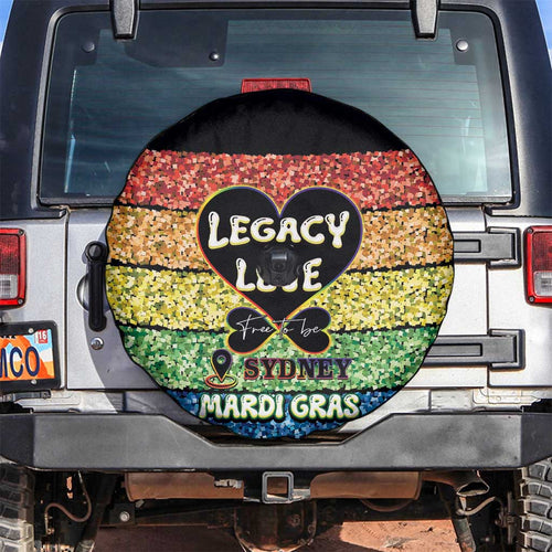Free To Be Sydney Mardi Gras Spare Tire Cover Legacy Of Love