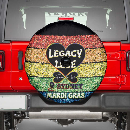 Free To Be Sydney Mardi Gras Spare Tire Cover Legacy Of Love