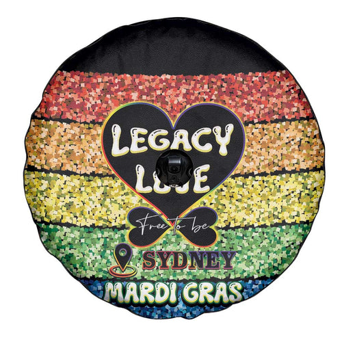 Free To Be Sydney Mardi Gras Spare Tire Cover Legacy Of Love