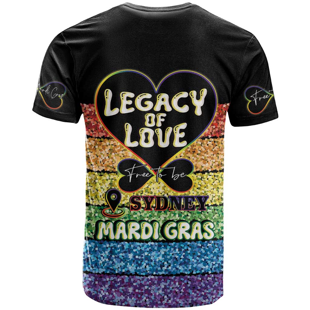 Free To Be Sydney Mardi Gras T Shirt Legacy Of Love