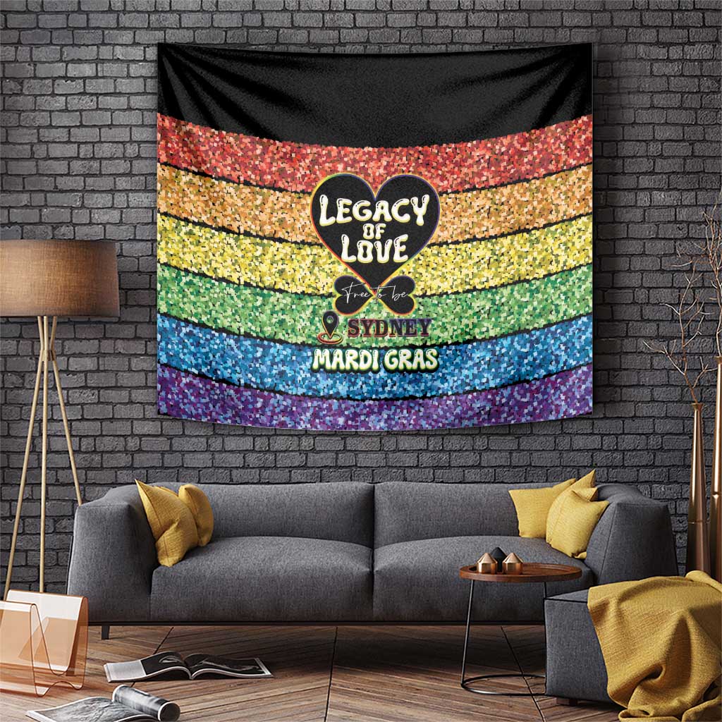 Free To Be Sydney Mardi Gras Tapestry Legacy Of Love