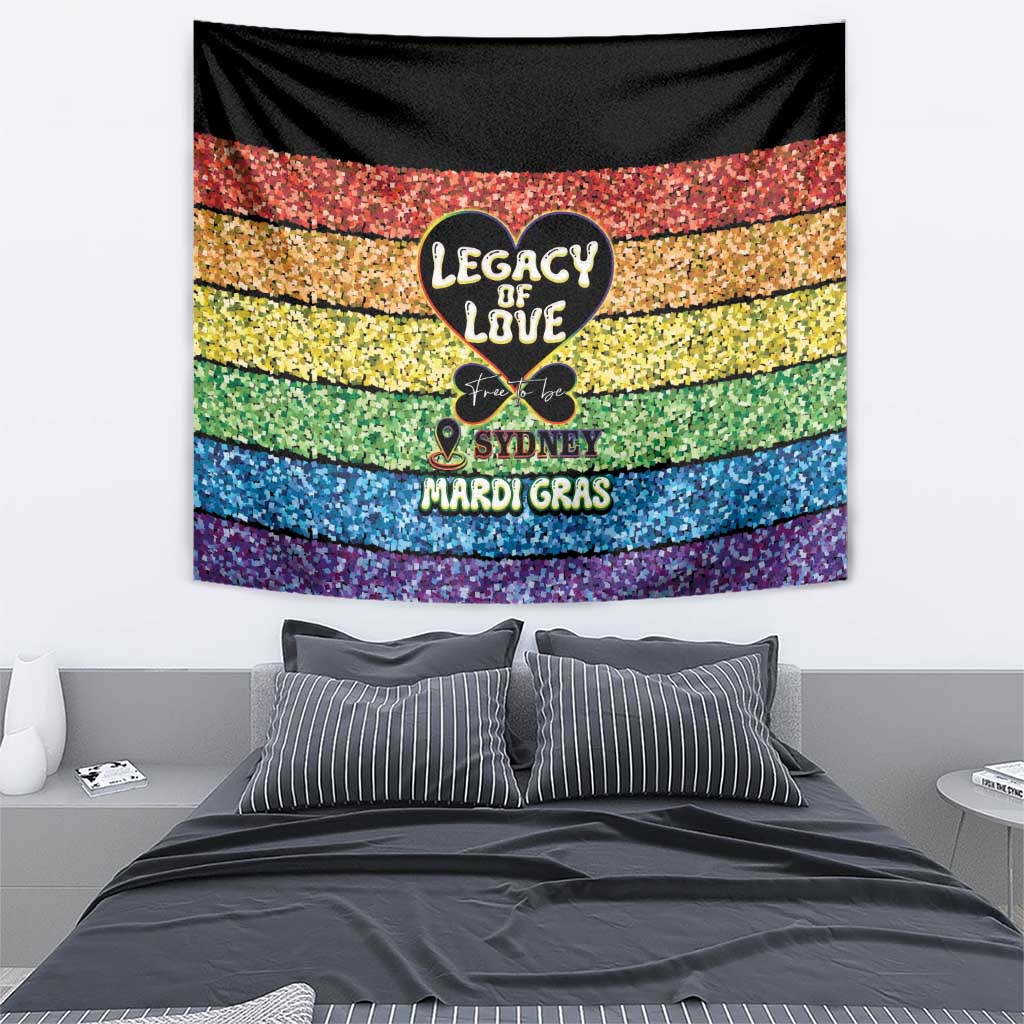 Free To Be Sydney Mardi Gras Tapestry Legacy Of Love