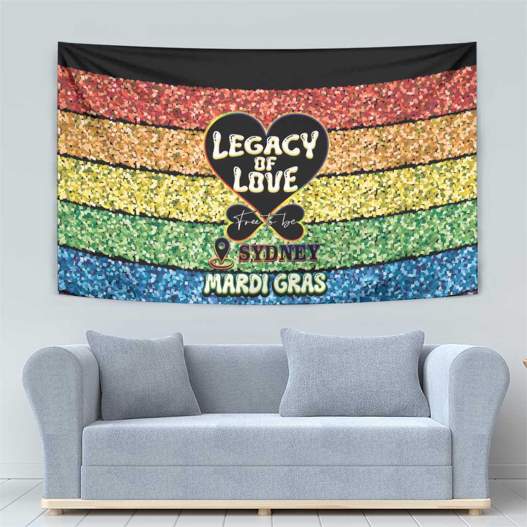 Free To Be Sydney Mardi Gras Tapestry Legacy Of Love