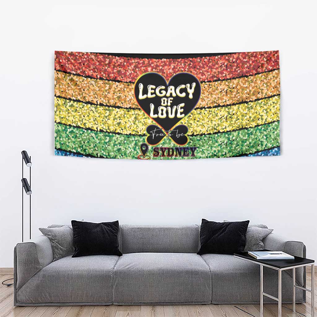 Free To Be Sydney Mardi Gras Tapestry Legacy Of Love