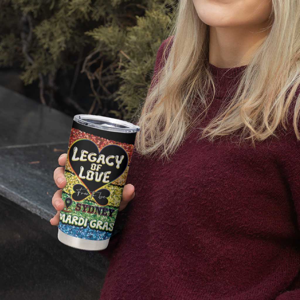 Free To Be Sydney Mardi Gras Tumbler Cup Legacy Of Love