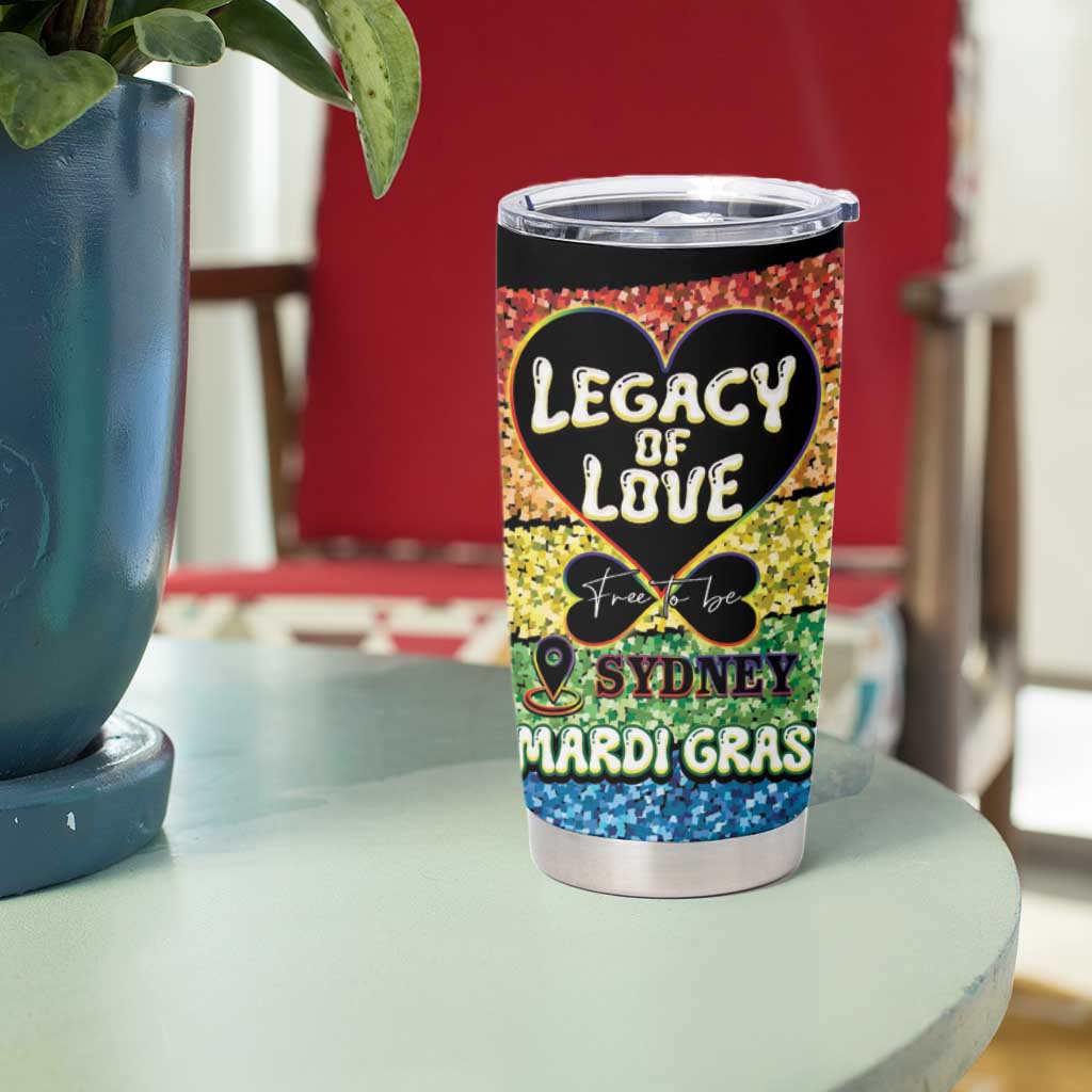 Free To Be Sydney Mardi Gras Tumbler Cup Legacy Of Love