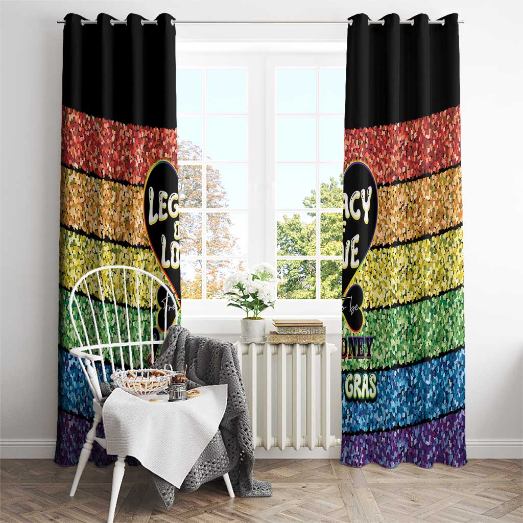 Free To Be Sydney Mardi Gras Window Curtain Legacy Of Love