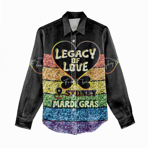 Free To Be Sydney Mardi Gras Women Casual Shirt Legacy Of Love