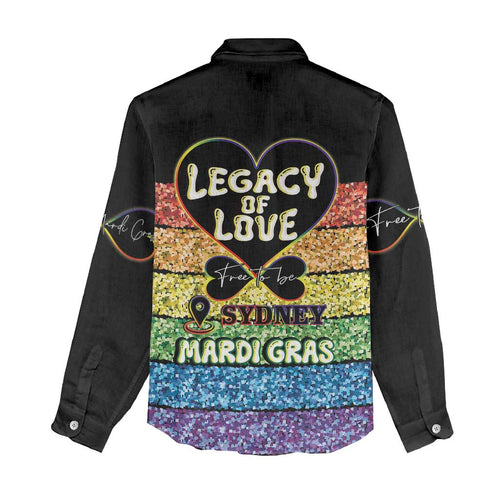 Free To Be Sydney Mardi Gras Women Casual Shirt Legacy Of Love