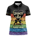 Free To Be Sydney Mardi Gras Women Polo Shirt Legacy Of Love