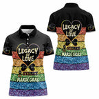Free To Be Sydney Mardi Gras Women Polo Shirt Legacy Of Love