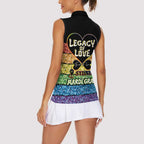 Free To Be Sydney Mardi Gras Women Sleeveless Polo Shirt Legacy Of Love