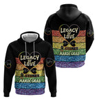 Free To Be Sydney Mardi Gras Zip Hoodie Legacy Of Love