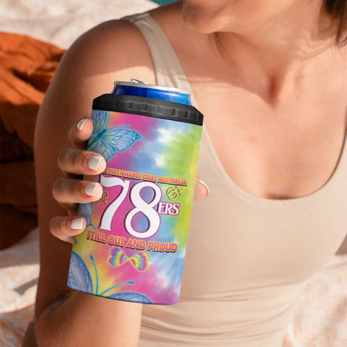 First Sydney Madri Gras Australia 4 in 1 Can Cooler Tumbler 78ers Still Out And Proud