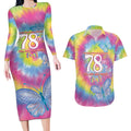 First Sydney Madri Gras Australia Couples Matching Long Sleeve Bodycon Dress and Hawaiian Shirt 78ers Still Out And Proud
