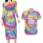 First Sydney Madri Gras Australia Couples Matching Long Sleeve Bodycon Dress and Hawaiian Shirt 78ers Still Out And Proud
