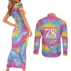 First Sydney Madri Gras Australia Couples Matching Short Sleeve Bodycon Dress and Long Sleeve Button Shirt 78ers Still Out And Proud