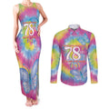 First Sydney Madri Gras Australia Couples Matching Tank Maxi Dress and Long Sleeve Button Shirt 78ers Still Out And Proud