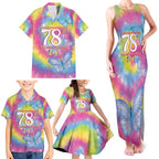 First Sydney Madri Gras Australia Family Matching Tank Maxi Dress and Hawaiian Shirt 78ers Still Out And Proud