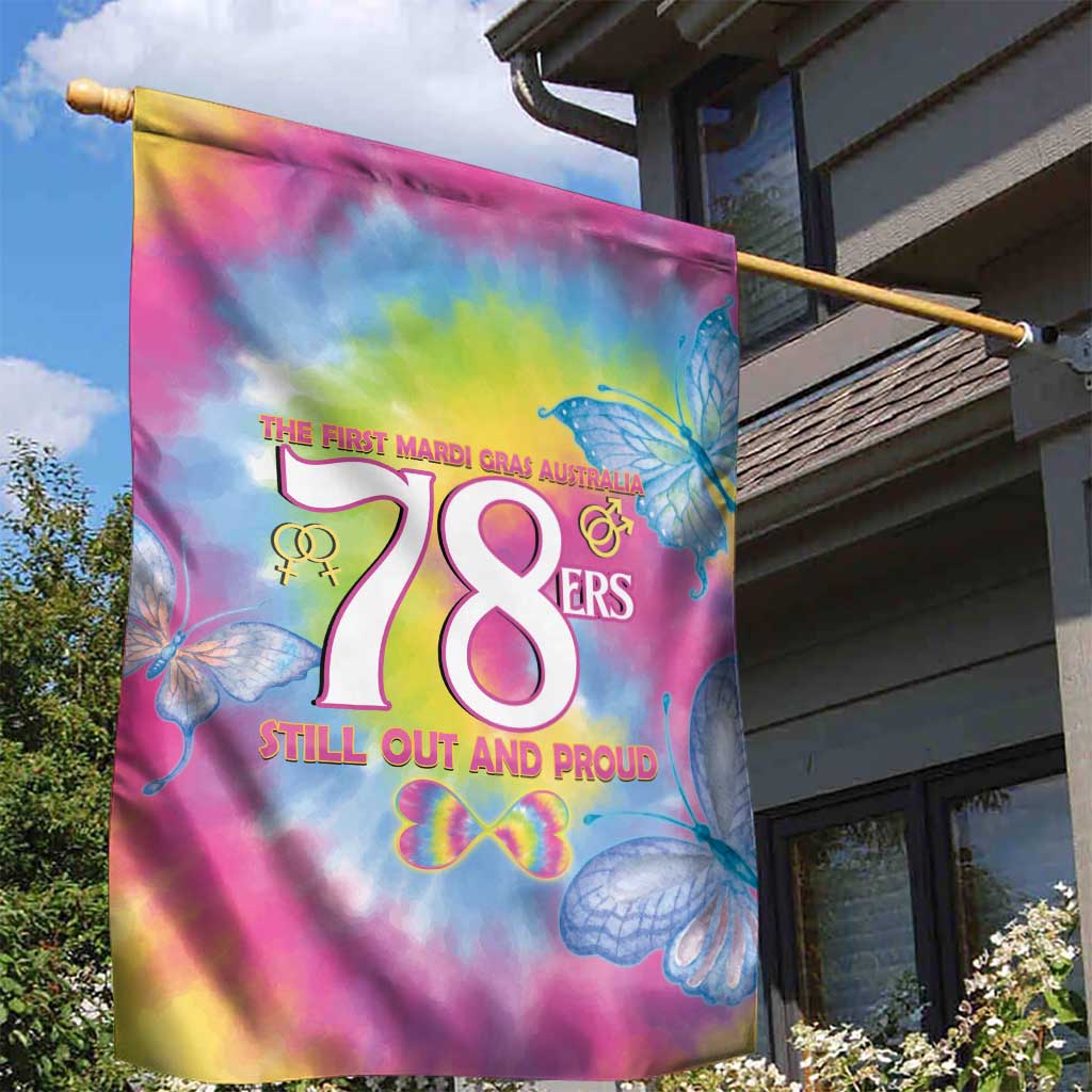 First Sydney Madri Gras Australia Garden Flag 78ers Still Out And Proud