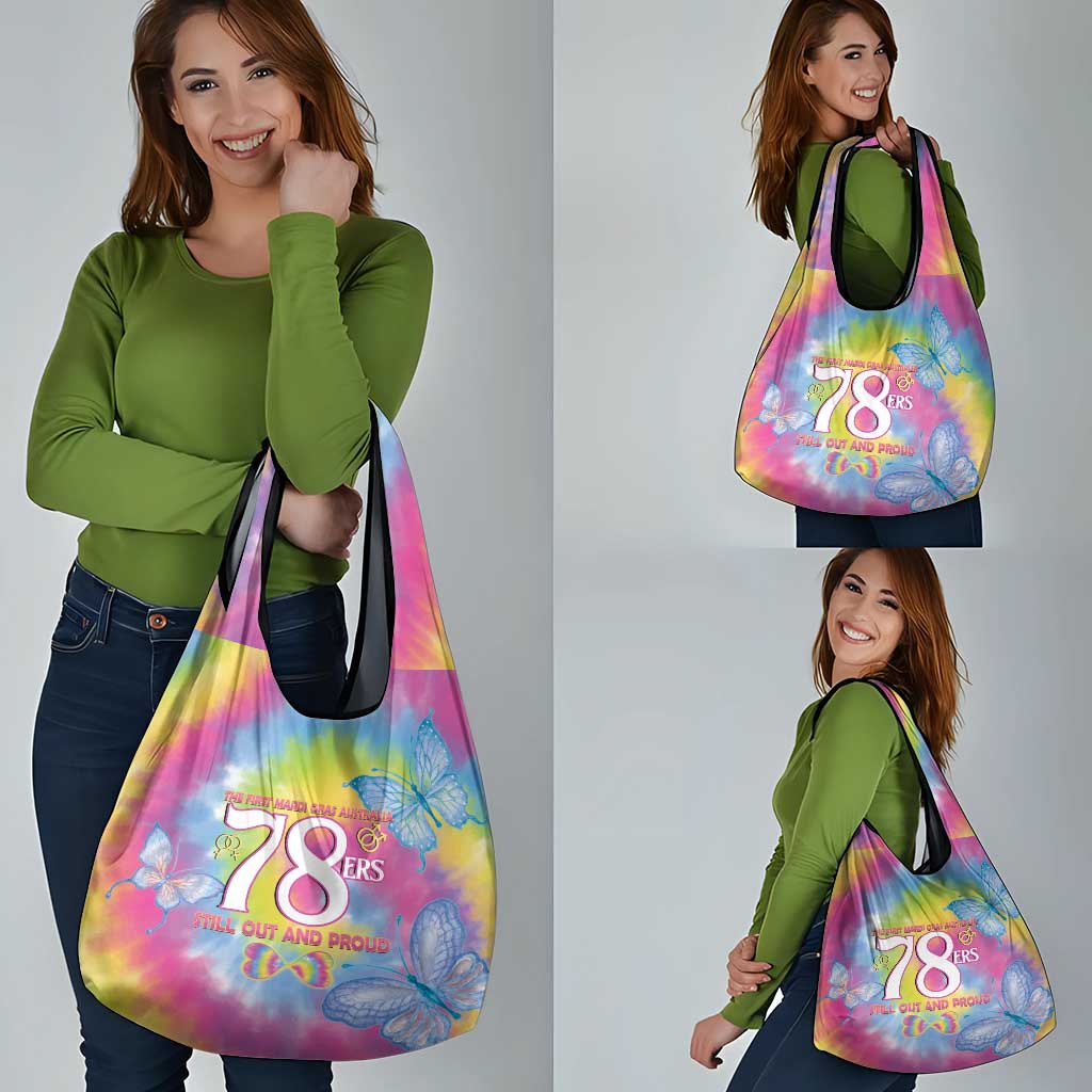 First Sydney Madri Gras Australia Grocery Bag 78ers Still Out And Proud