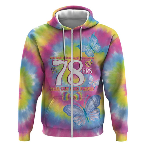 First Sydney Madri Gras Australia Hoodie 78ers Still Out And Proud