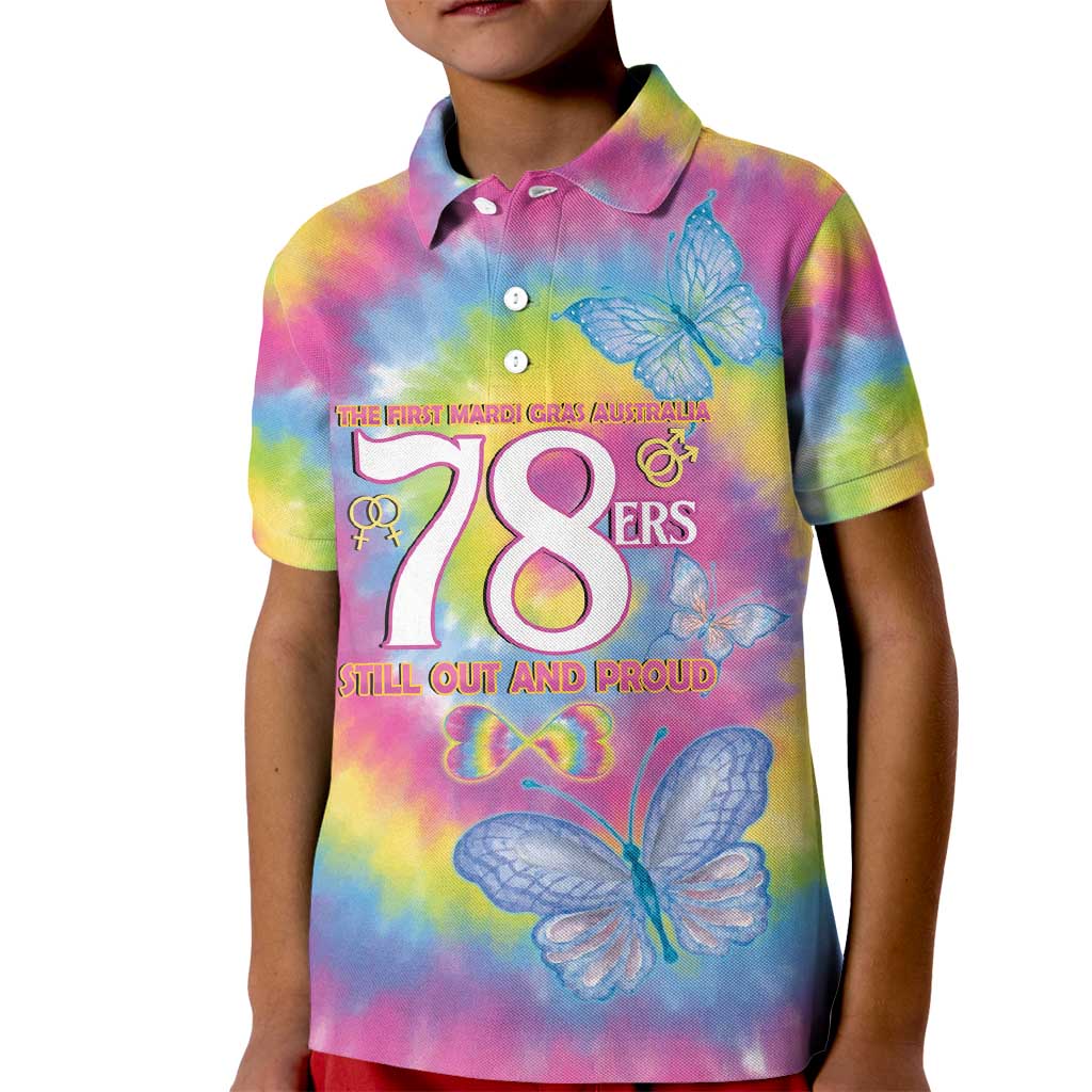 First Sydney Madri Gras Australia Kid Polo Shirt 78ers Still Out And Proud