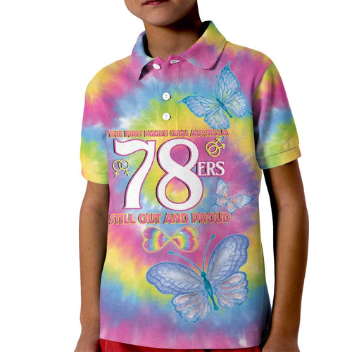 First Sydney Madri Gras Australia Kid Polo Shirt 78ers Still Out And Proud