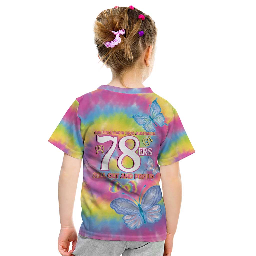 First Sydney Madri Gras Australia Kid T Shirt 78ers Still Out And Proud