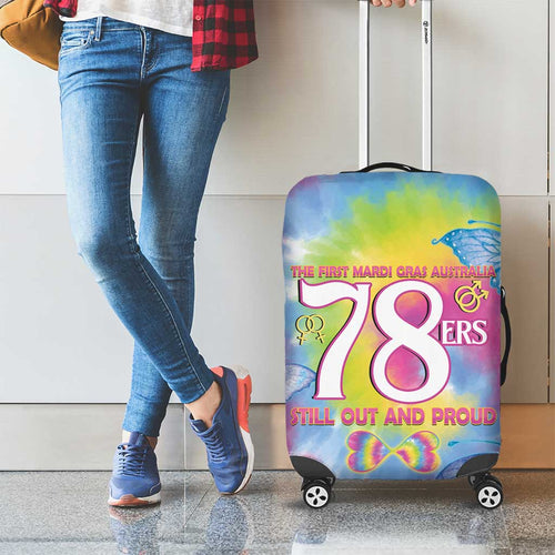First Sydney Madri Gras Australia Luggage Cover 78ers Still Out And Proud