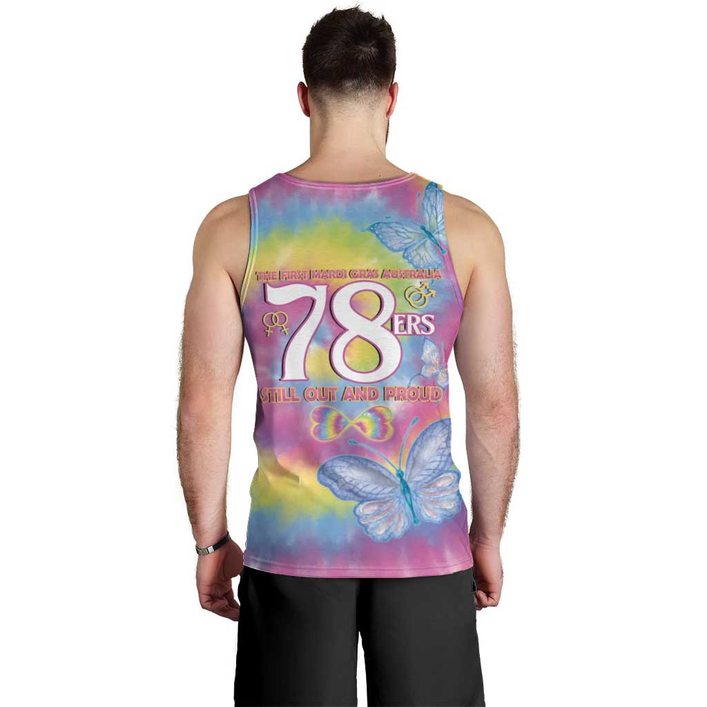 First Sydney Madri Gras Australia Men Tank Top 78ers Still Out And Proud