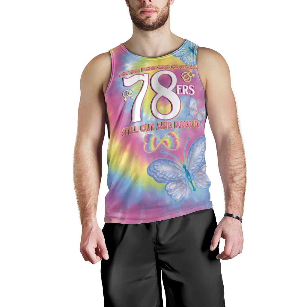 First Sydney Madri Gras Australia Men Tank Top 78ers Still Out And Proud