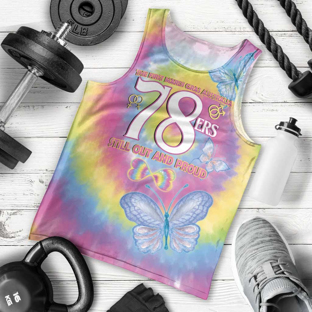 First Sydney Madri Gras Australia Men Tank Top 78ers Still Out And Proud