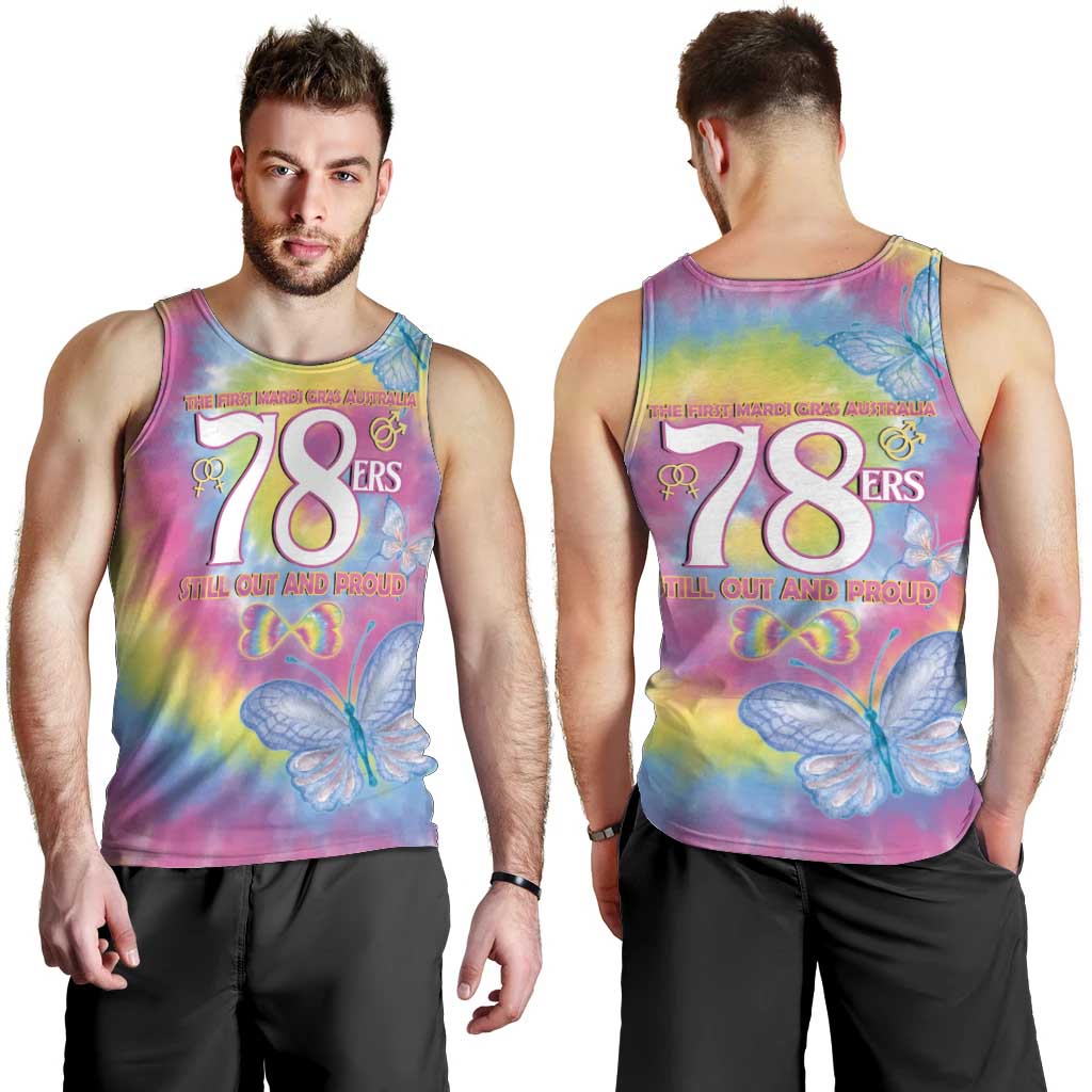 First Sydney Madri Gras Australia Men Tank Top 78ers Still Out And Proud
