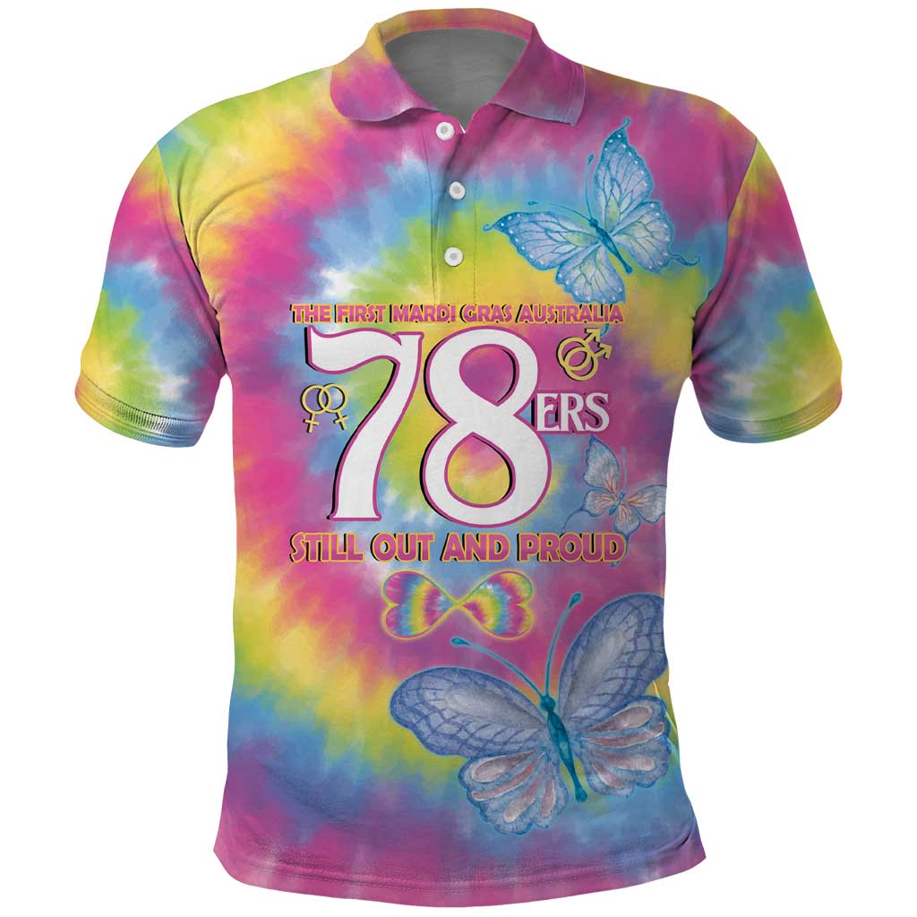 First Sydney Madri Gras Australia Polo Shirt 78ers Still Out And Proud