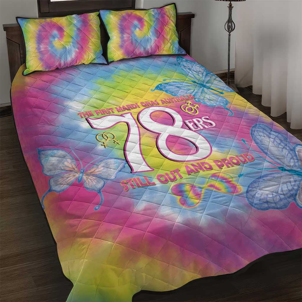 First Sydney Madri Gras Australia Quilt Bed Set 78ers Still Out And Proud