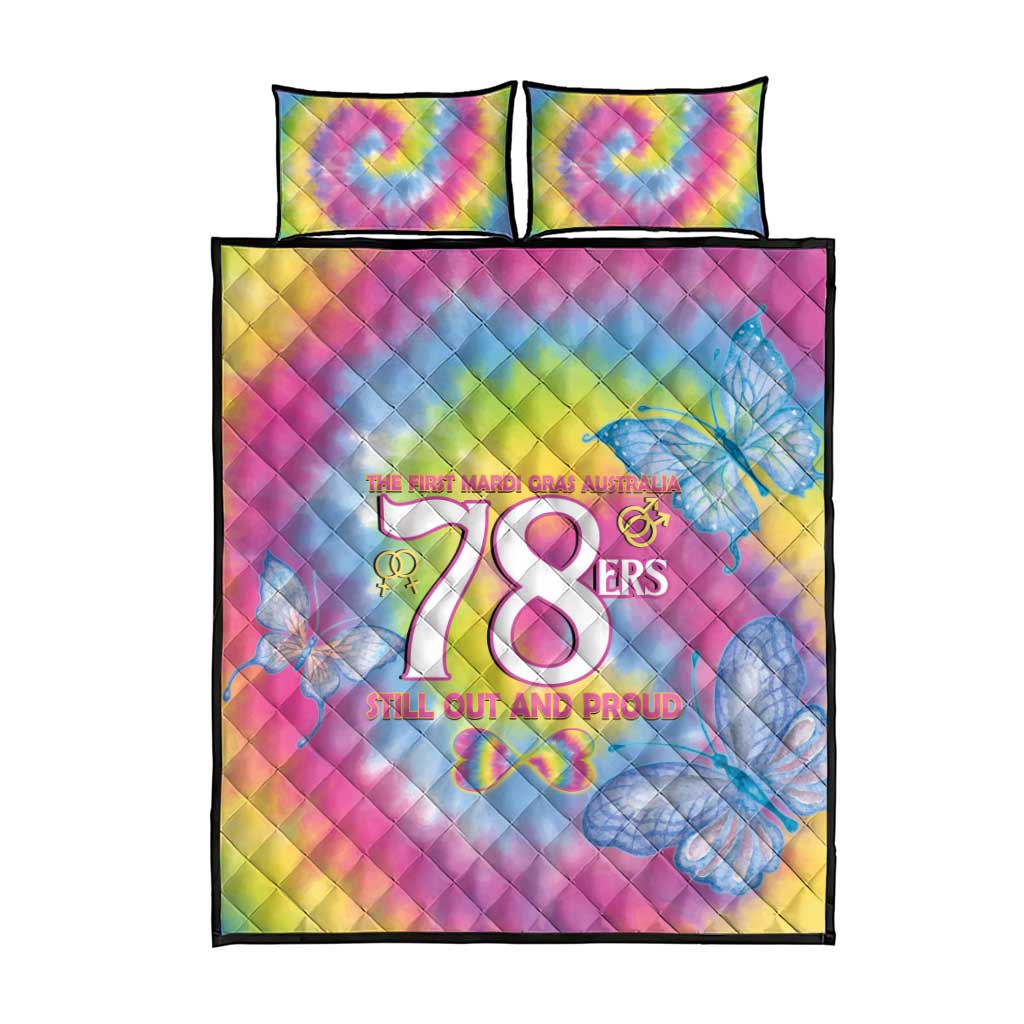 First Sydney Madri Gras Australia Quilt Bed Set 78ers Still Out And Proud
