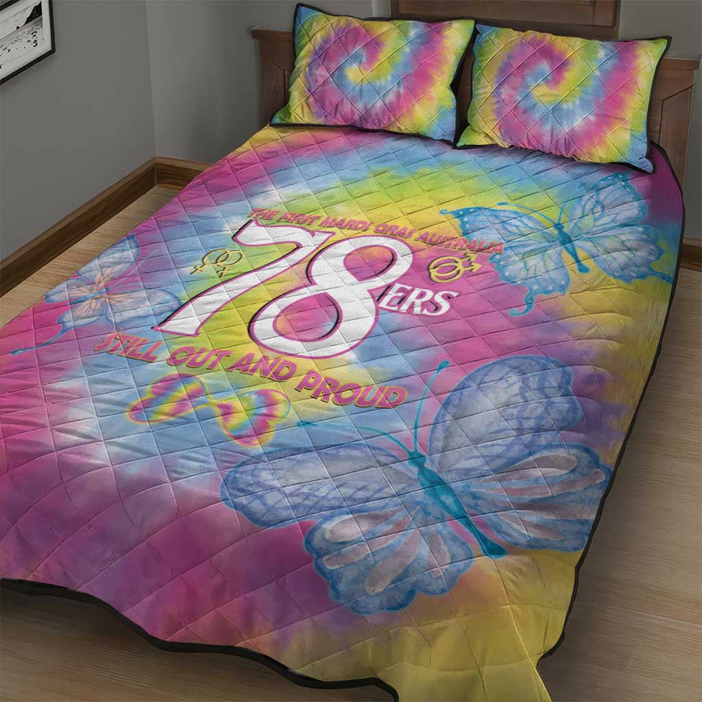 First Sydney Madri Gras Australia Quilt Bed Set 78ers Still Out And Proud