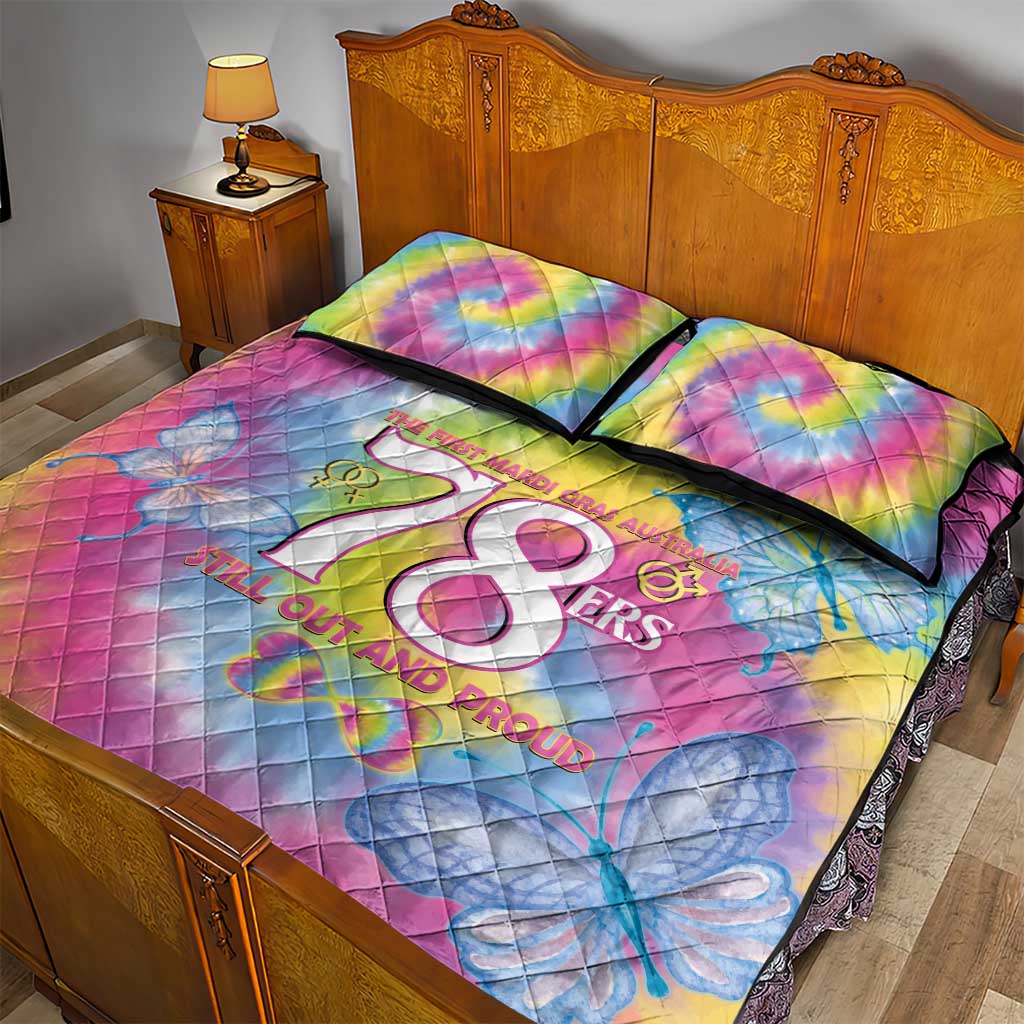 First Sydney Madri Gras Australia Quilt Bed Set 78ers Still Out And Proud