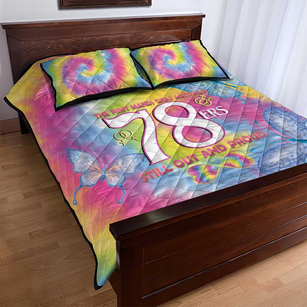 First Sydney Madri Gras Australia Quilt Bed Set 78ers Still Out And Proud