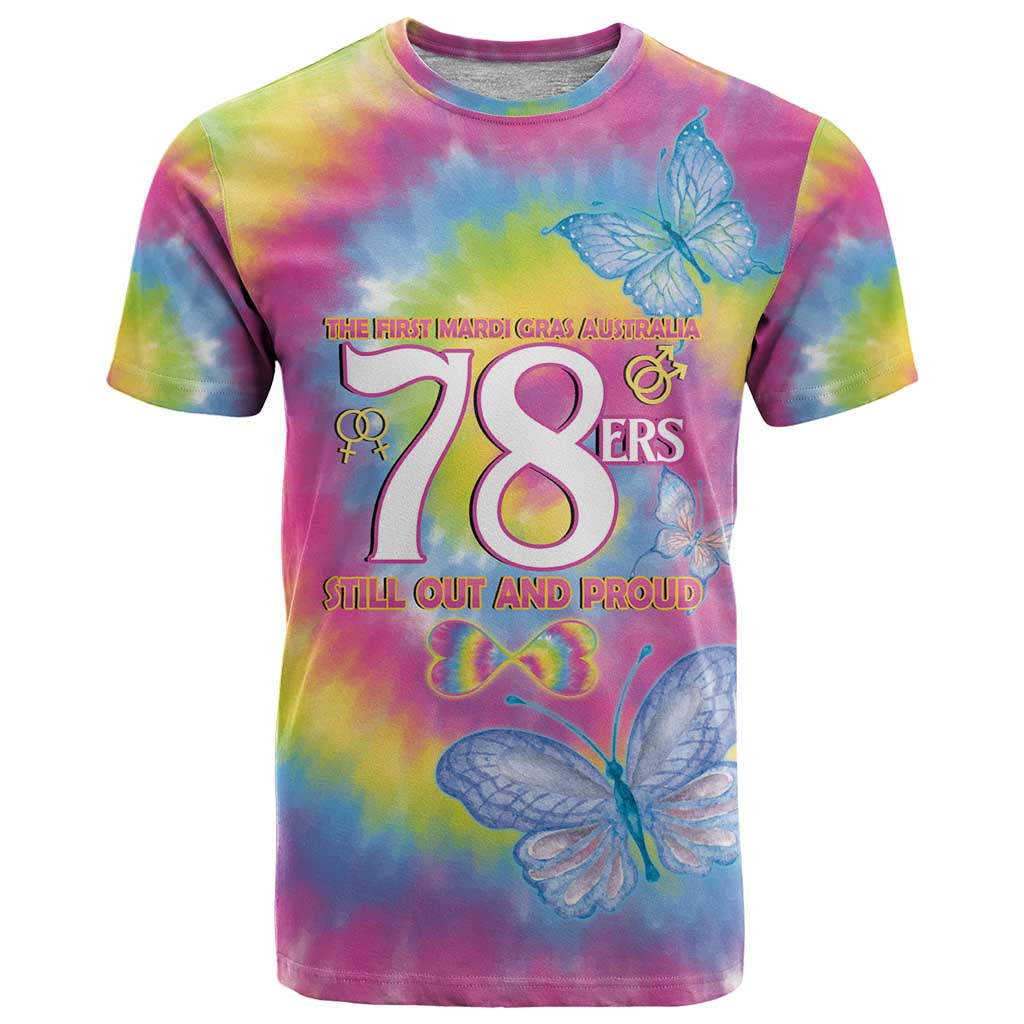 First Sydney Madri Gras Australia T Shirt 78ers Still Out And Proud