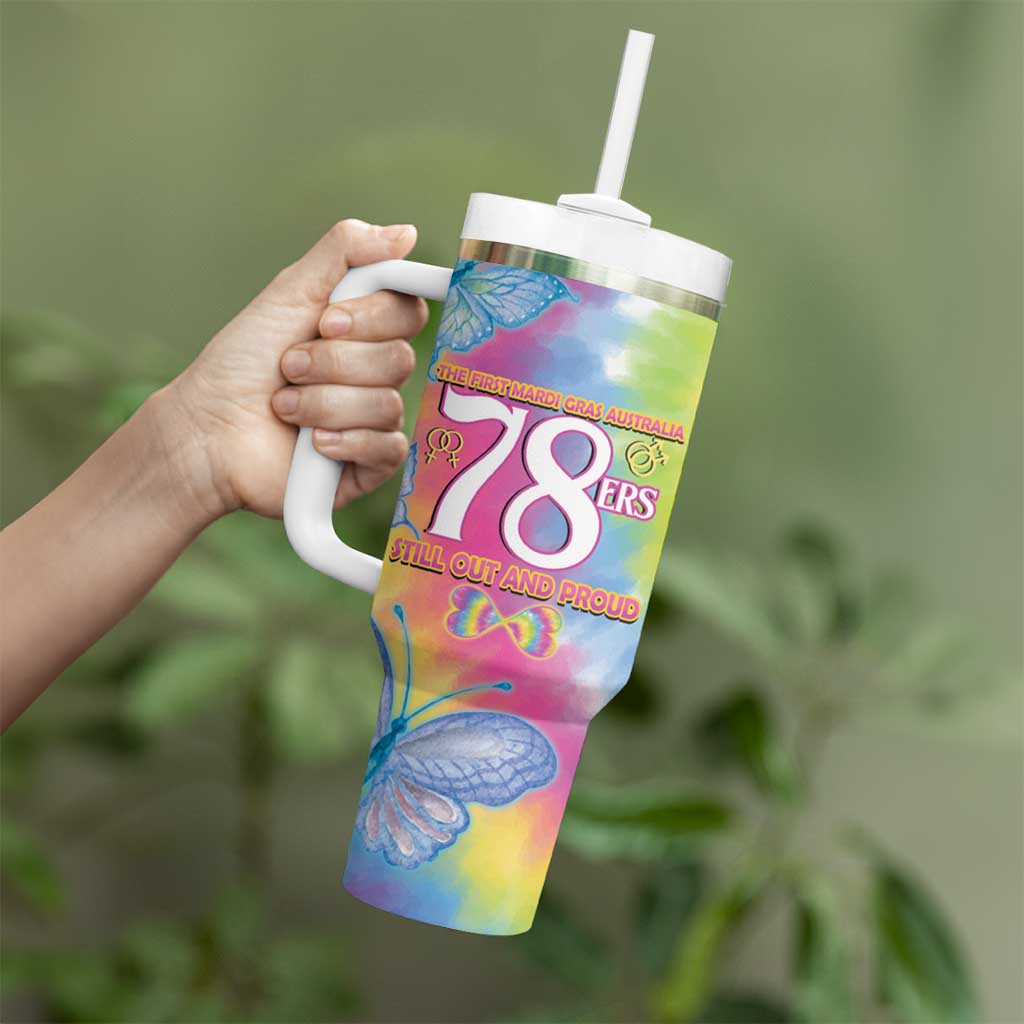 First Sydney Madri Gras Australia Tumbler With Handle 78ers Still Out And Proud