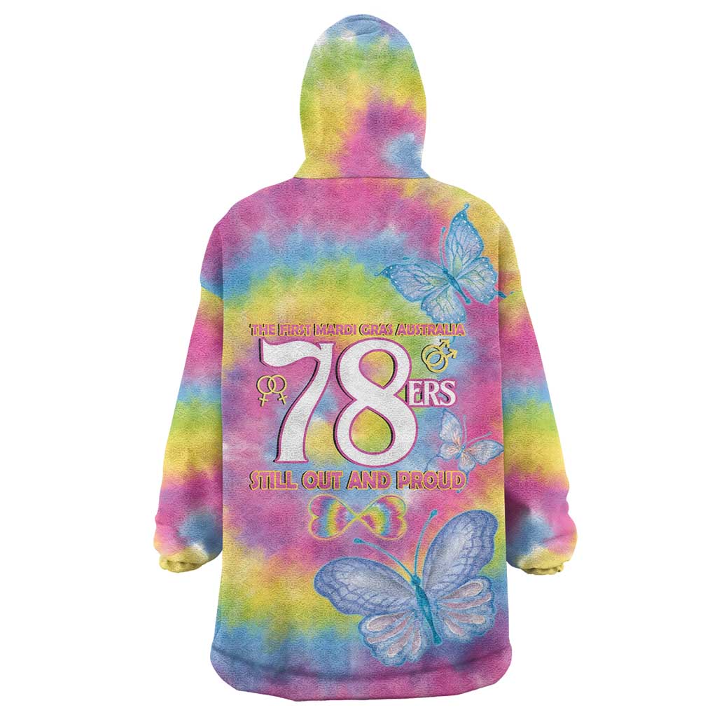 First Sydney Madri Gras Australia Wearable Blanket Hoodie 78ers Still Out And Proud
