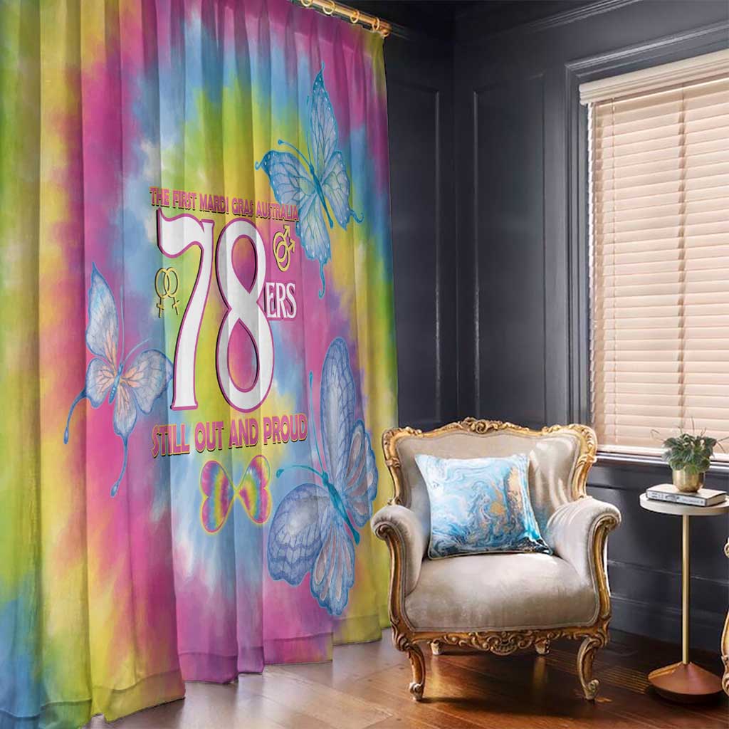 First Sydney Madri Gras Australia Window Curtain 78ers Still Out And Proud