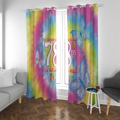First Sydney Madri Gras Australia Window Curtain 78ers Still Out And Proud