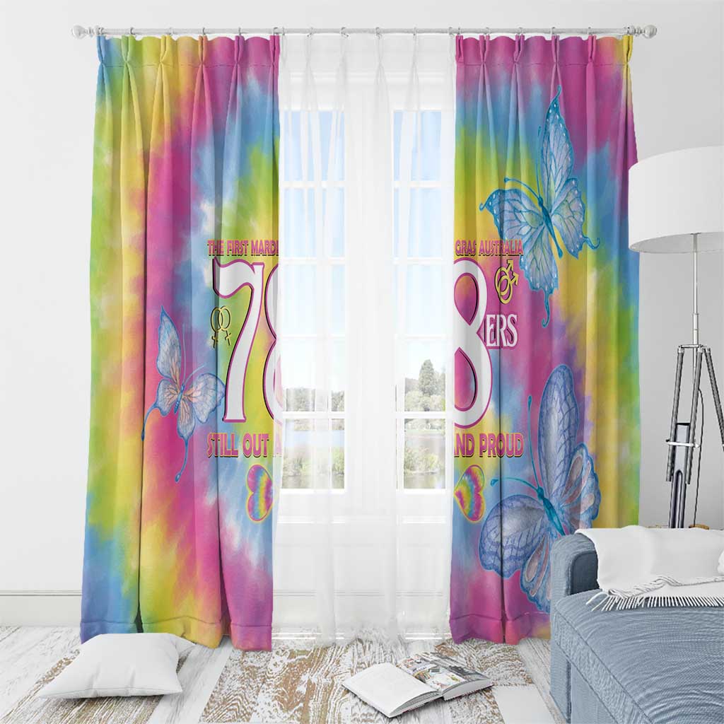 First Sydney Madri Gras Australia Window Curtain 78ers Still Out And Proud